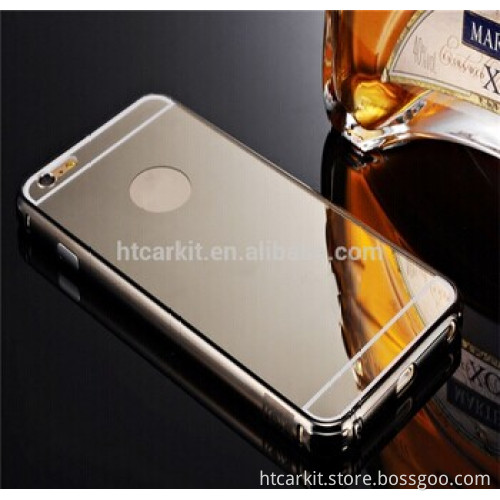 In stock!! Luxury Aluminum metal mobile phone mirror phone case for iphone 6